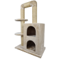 Preview: Kratzbaum - 54x34x92 cm - Farbe beige
